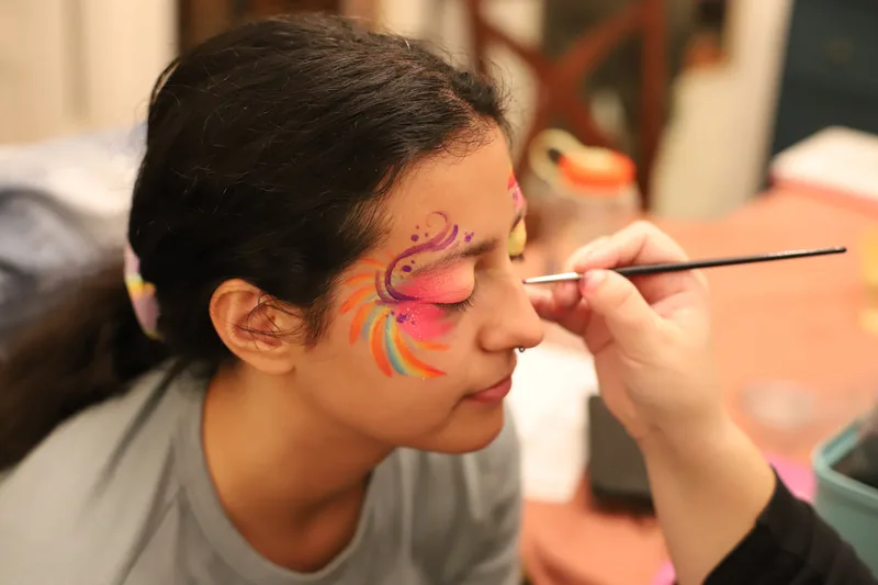 blacklight face paint San Francisco