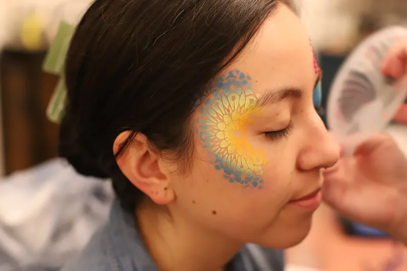 blacklight facepaint Bay Area