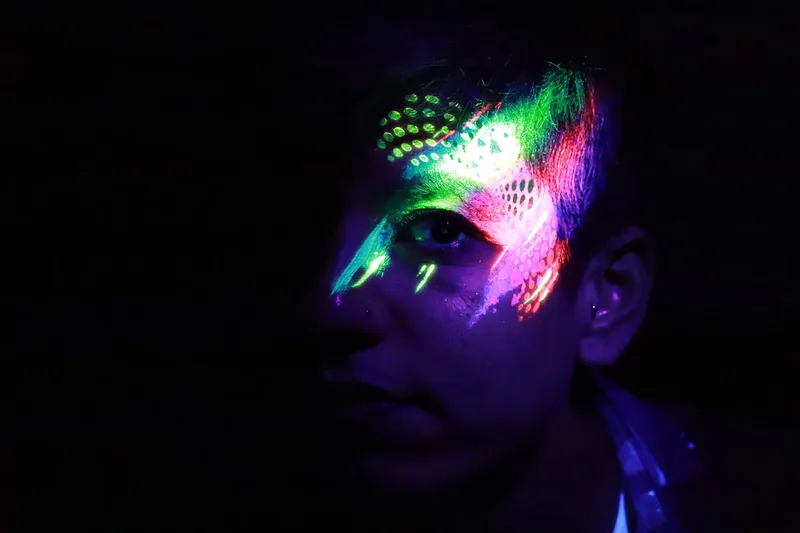 UV facepaint Oakland