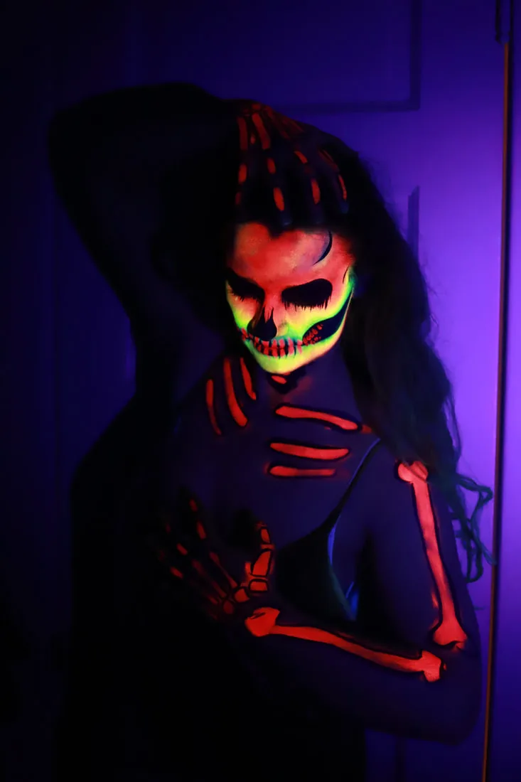 blacklight facepaint berkeley